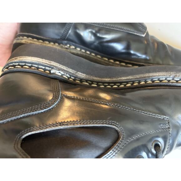 OAMC Over All Master Cloth Mara Chunky Leather Ankle Boot Vibram Sole Men’s 11 - Picture 7 of 11